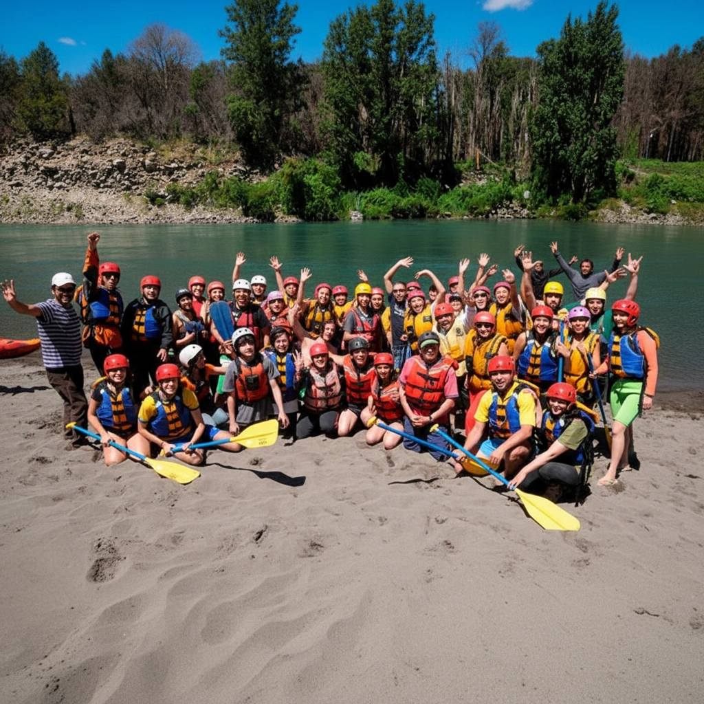 Rafting profesional en Río Ñuble